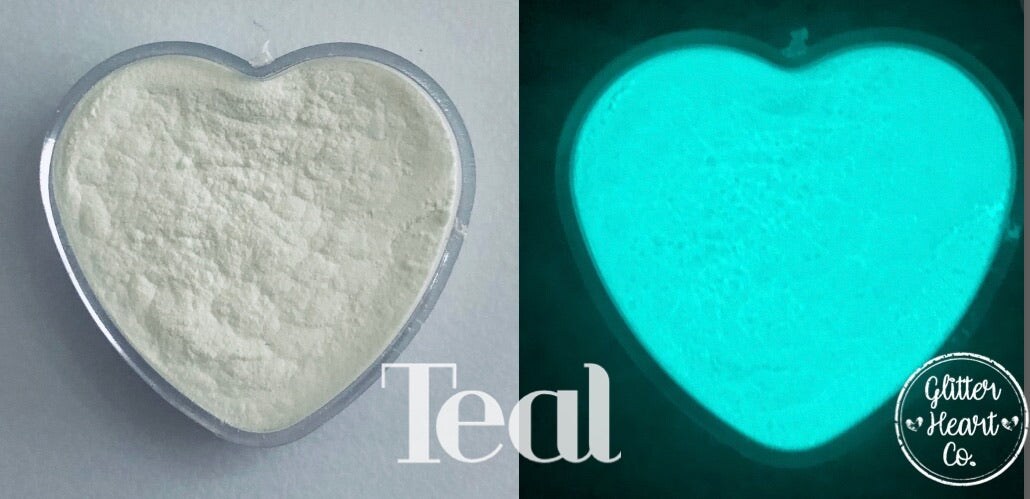 Teal Glow Powder by Glitter Heart Co.&#x2122;