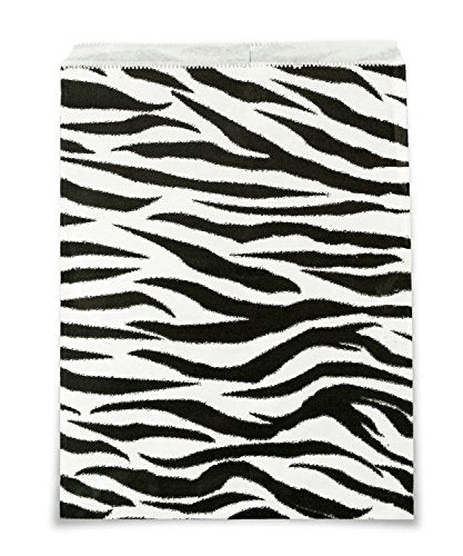Gift Bags Zebra Print 11&#x22;x 8-1/2&#x22; (Package of 100)