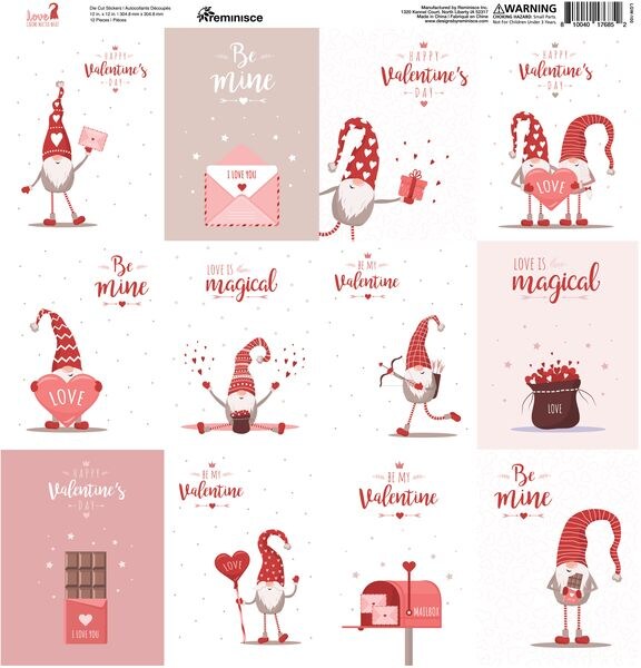 Reminisce Love Gnome Matter What Stickers