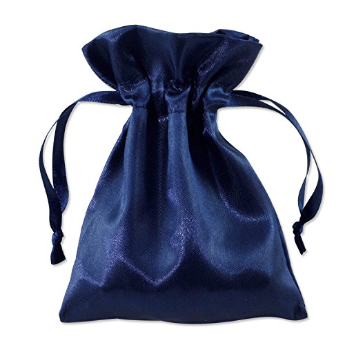 Knitial 6 X 9 Satin White Gift Bags, Jewelry Bags, Wedding Favor  Drawstring Bags Baby Shower