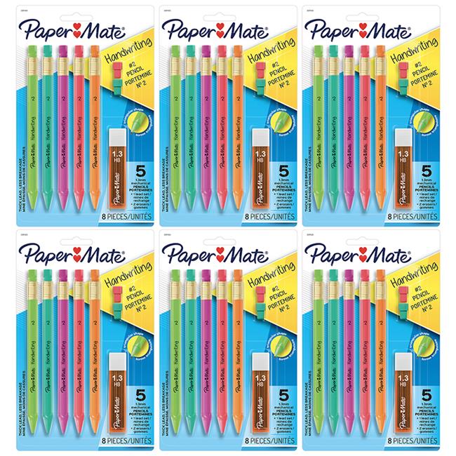 Sanford LP Handwriting Mechanical Pencils - 5 Count - Pack of 6