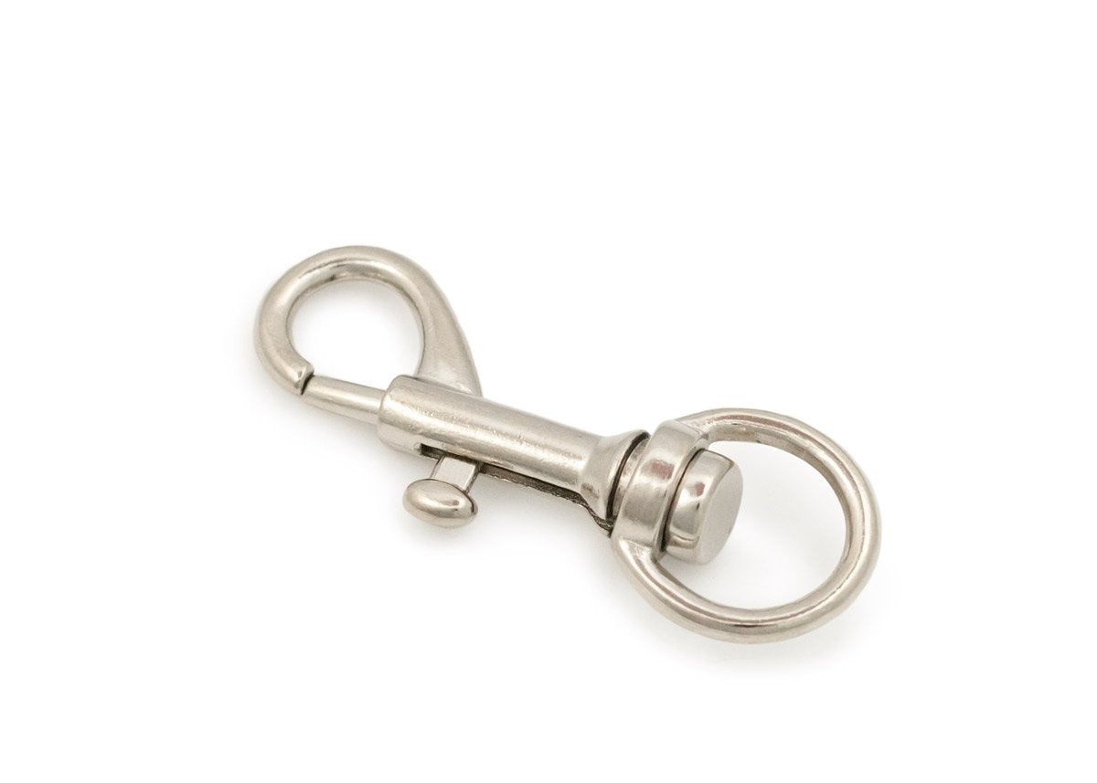 JewelrySupply Silver Swivel Clip Lanyard Clasp with 1/2" Loop