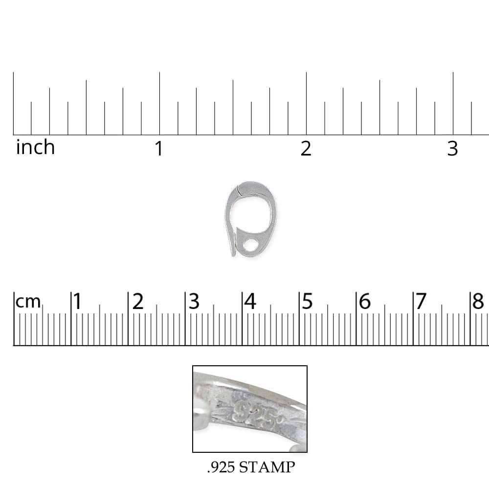 Bail Pearl Enhancers 13x3mm Sterling Silver (1-Pc)