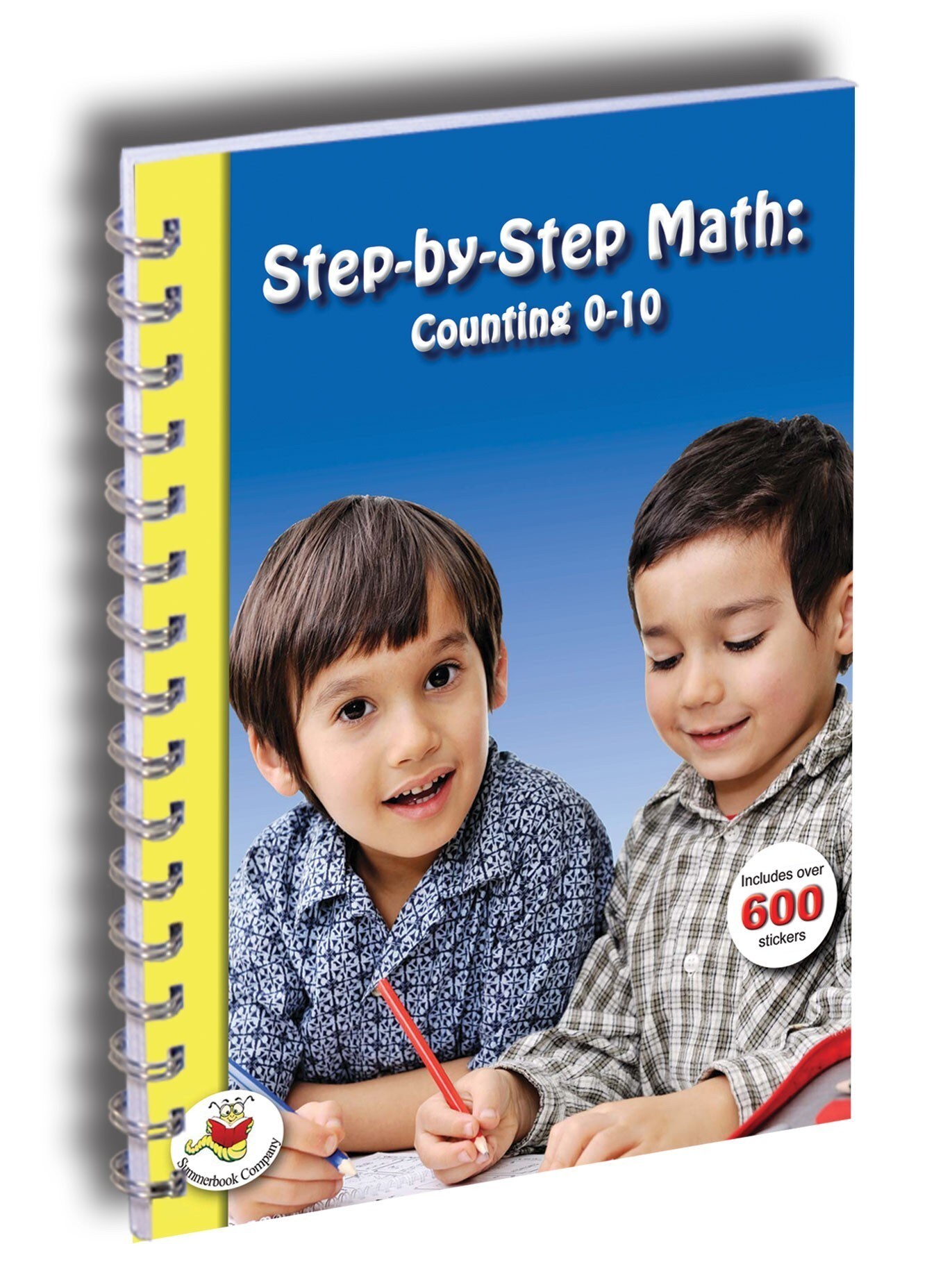 Step-by-Step Math: Counting 0 to 10 - book with over 600 stickers
