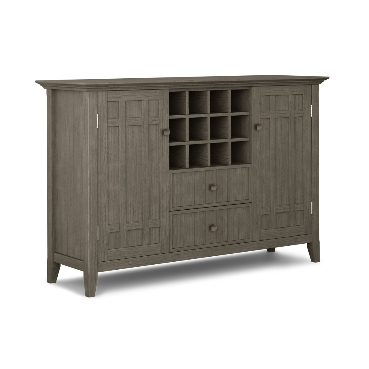 Buffeet Platform Simpli Home Bedford Sideboard Buffet and Wine Rack | Michaels