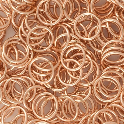 Closed Jump Ring 7mm Rose Gold Filled (Package of 1)