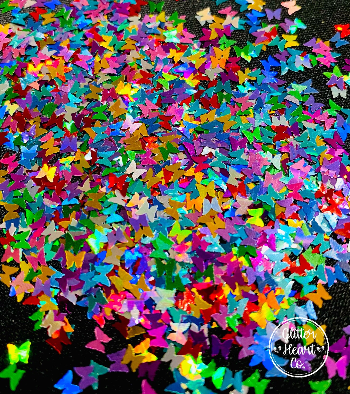 Polyester Glitter - Butterflies Glitter Shape by Glitter Heart Co.™