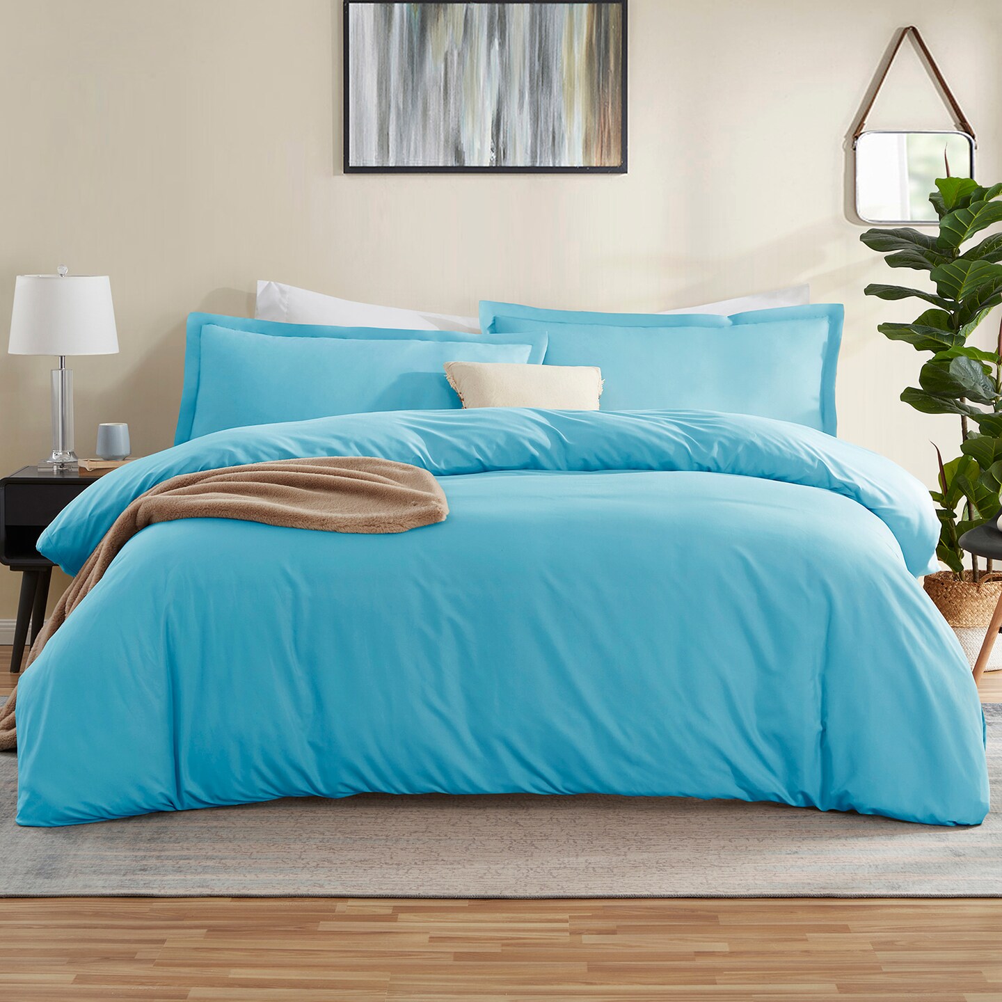 Nestl Double Brushed Microfiber Duvet Cover Set