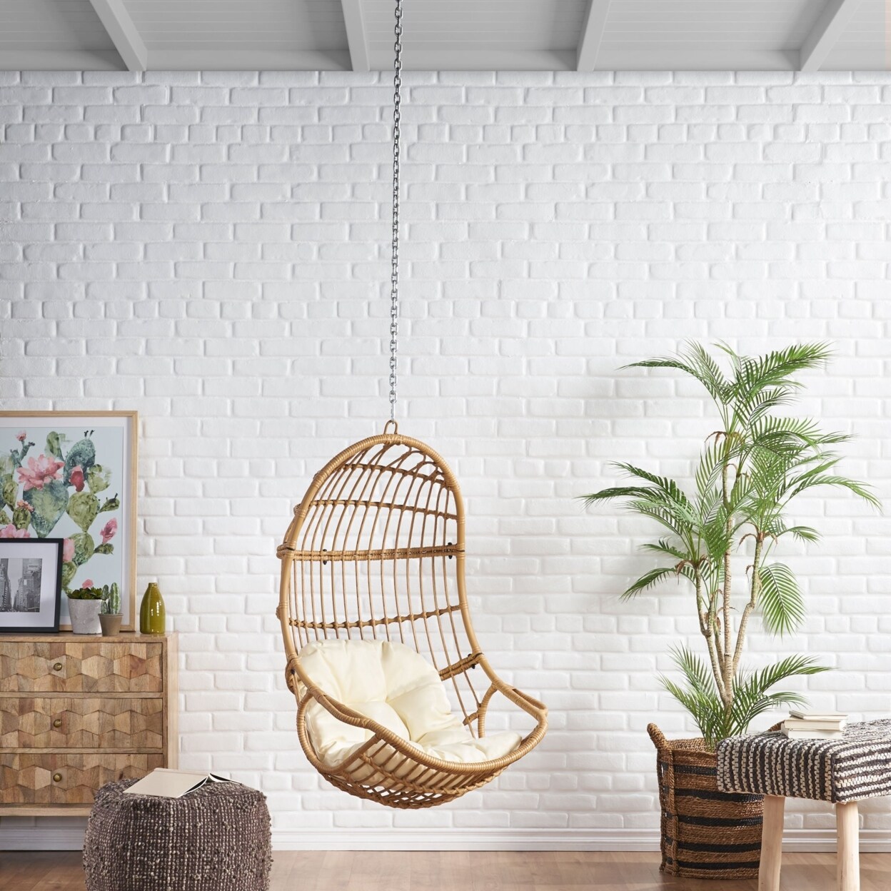 Wicker best sale nest chair