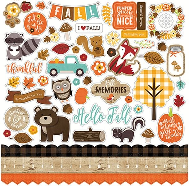 Echo Park Perfect Autumn Stickers