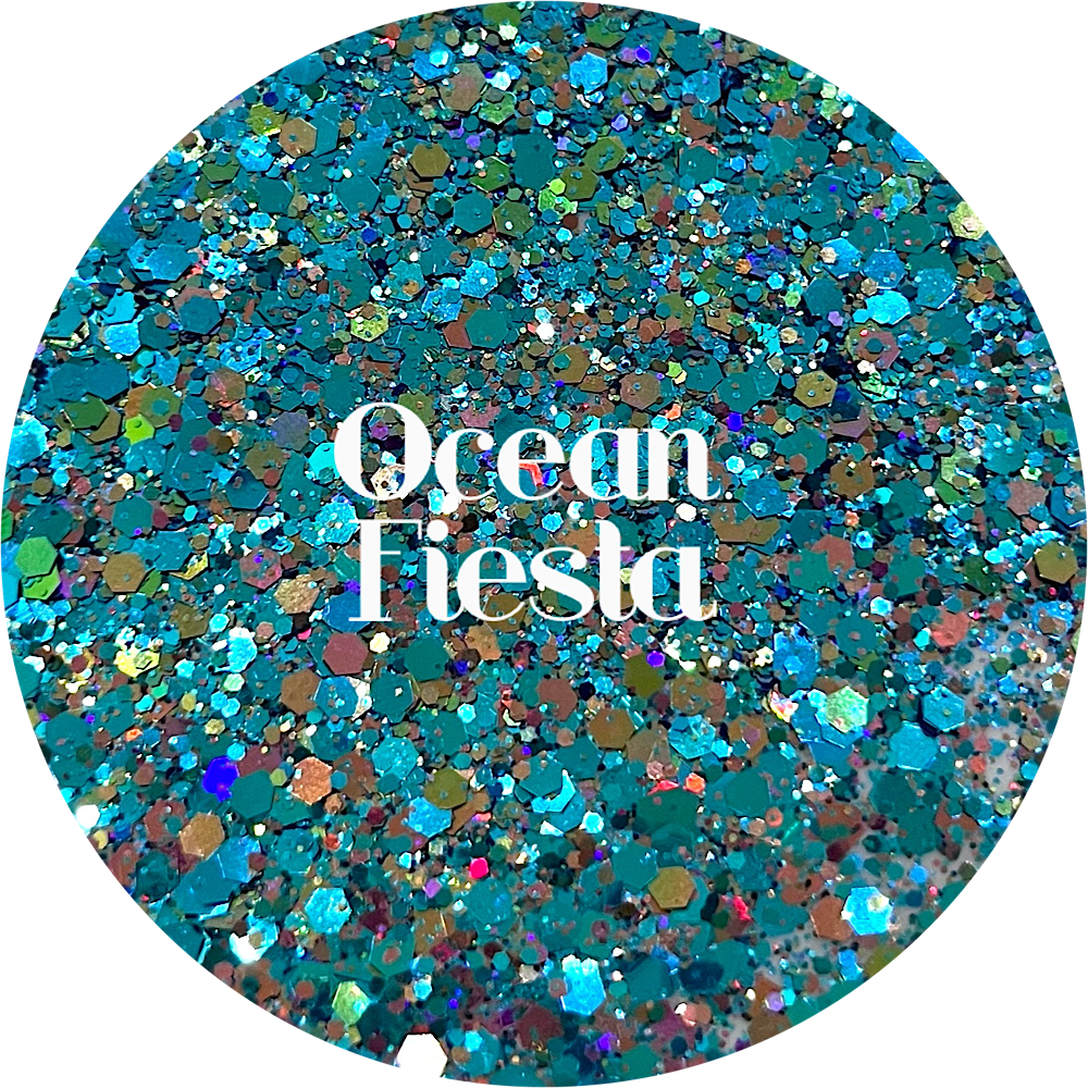 Polyester Glitter - Ocean Fiesta by Glitter Heart Co.&#x2122;
