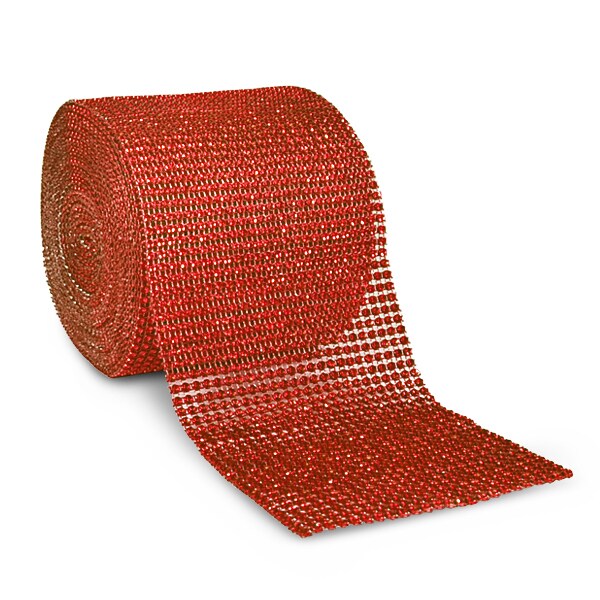 5 Rolls of 4.75" X 10 Yards Diamond Mesh Wrap Trim | 5 yard cut