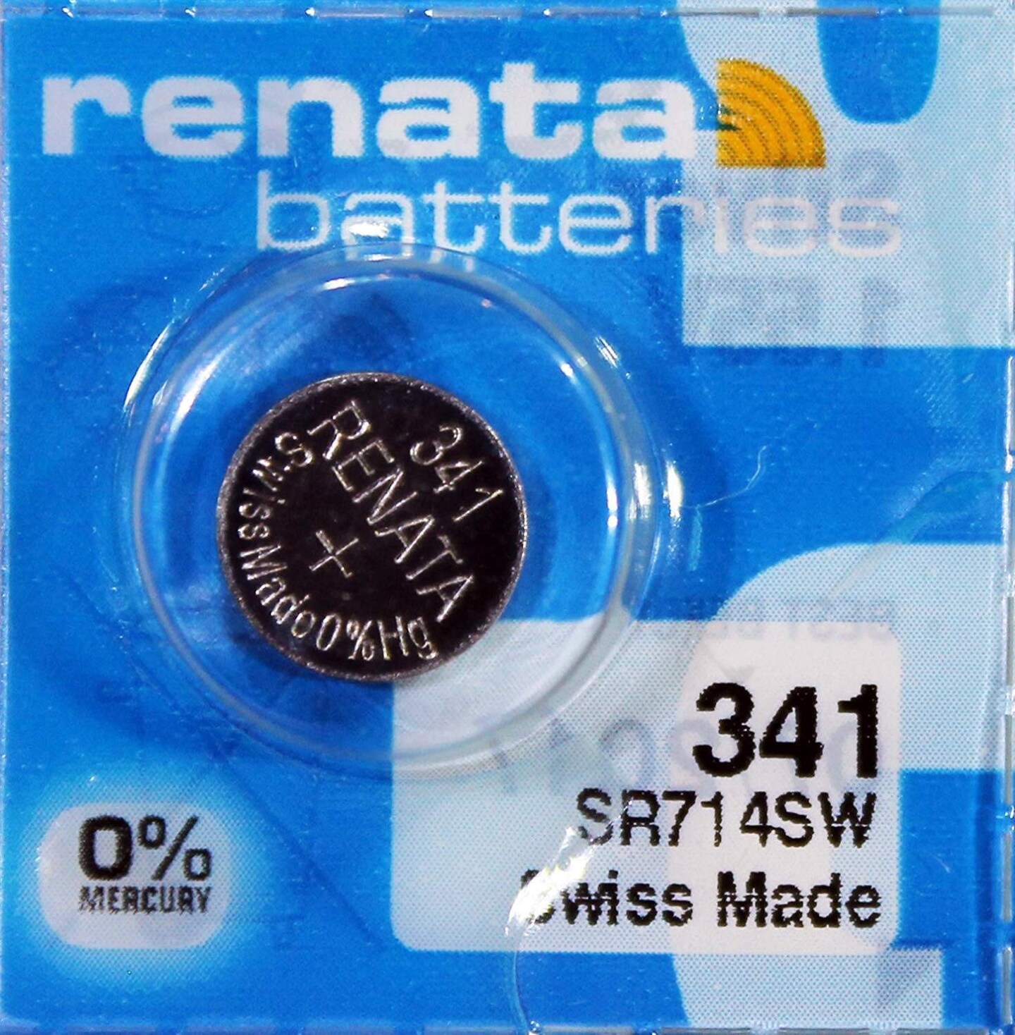 Renata Pkg/10 Type 341 Swiss Watch Batteries