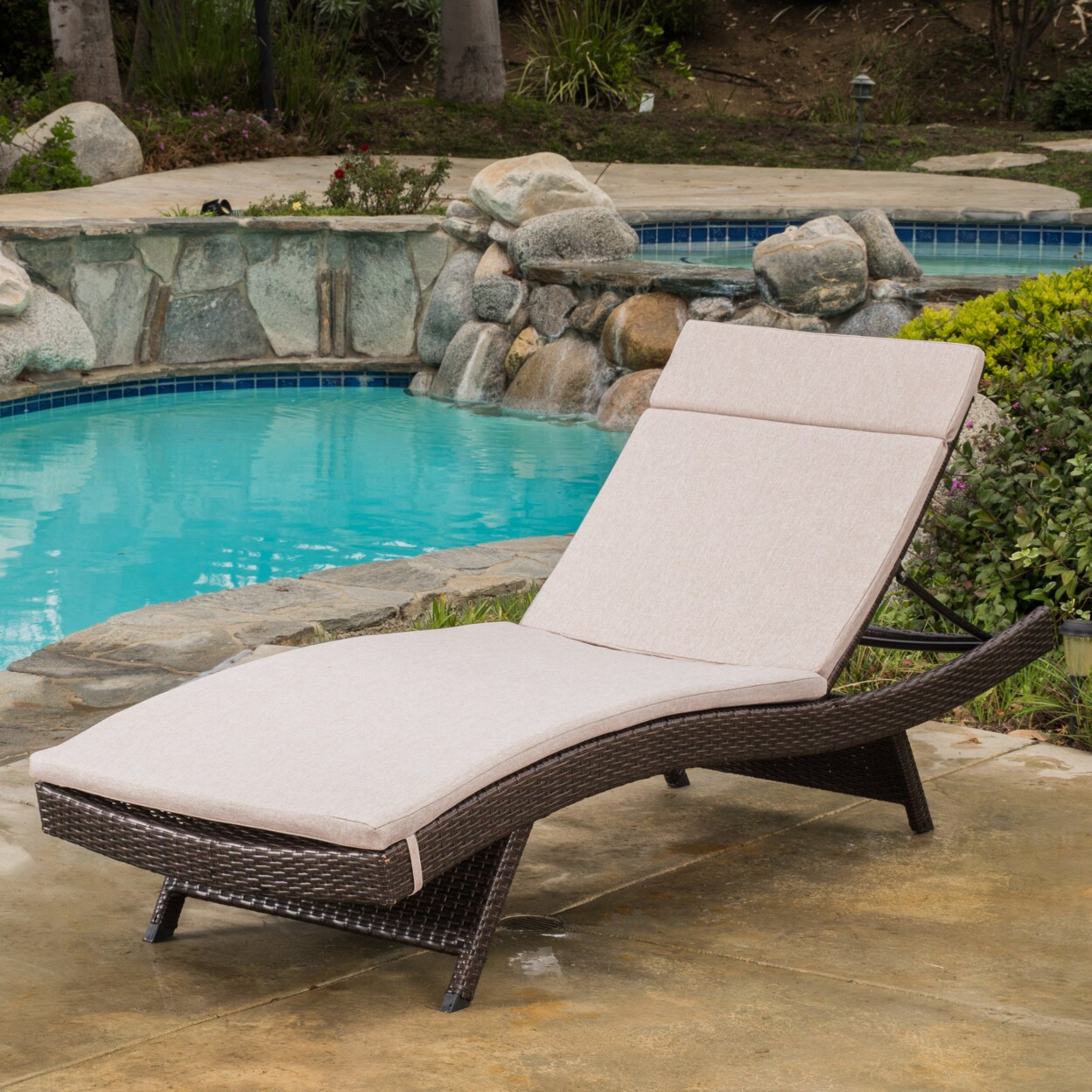 Anthony outdoor chaise lounge cushion hot sale