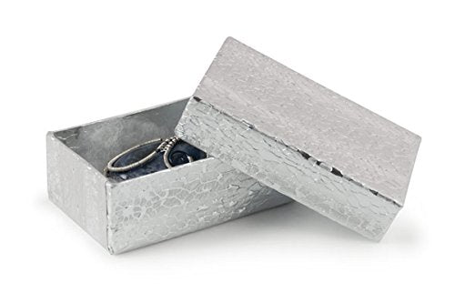 Silver Foil Jewelry Box #21 (Case of 100)