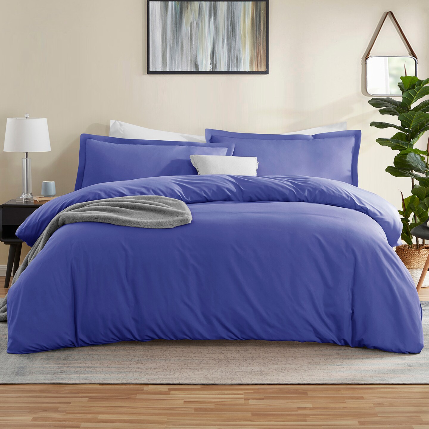 Nestl Double Brushed Microfiber Duvet Cover Set
