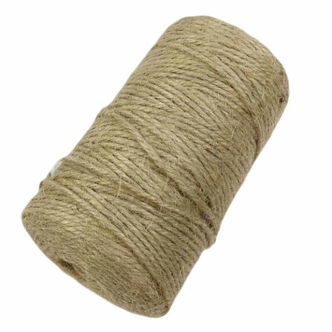 Panda Superstore 328 ft. 2mm DIY Jute Twine Packing Strings Decorating Rope Crafts - 2 Piece