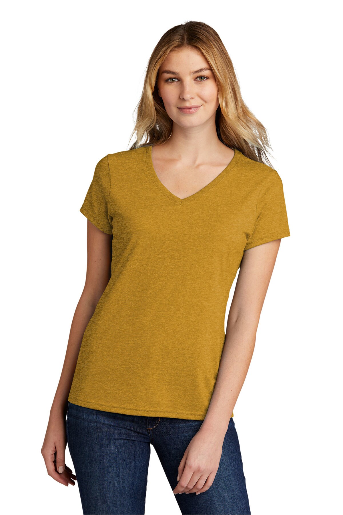 Threadfast Apparel Ladies Triblend Short Sleeve Tee | Red Triblend