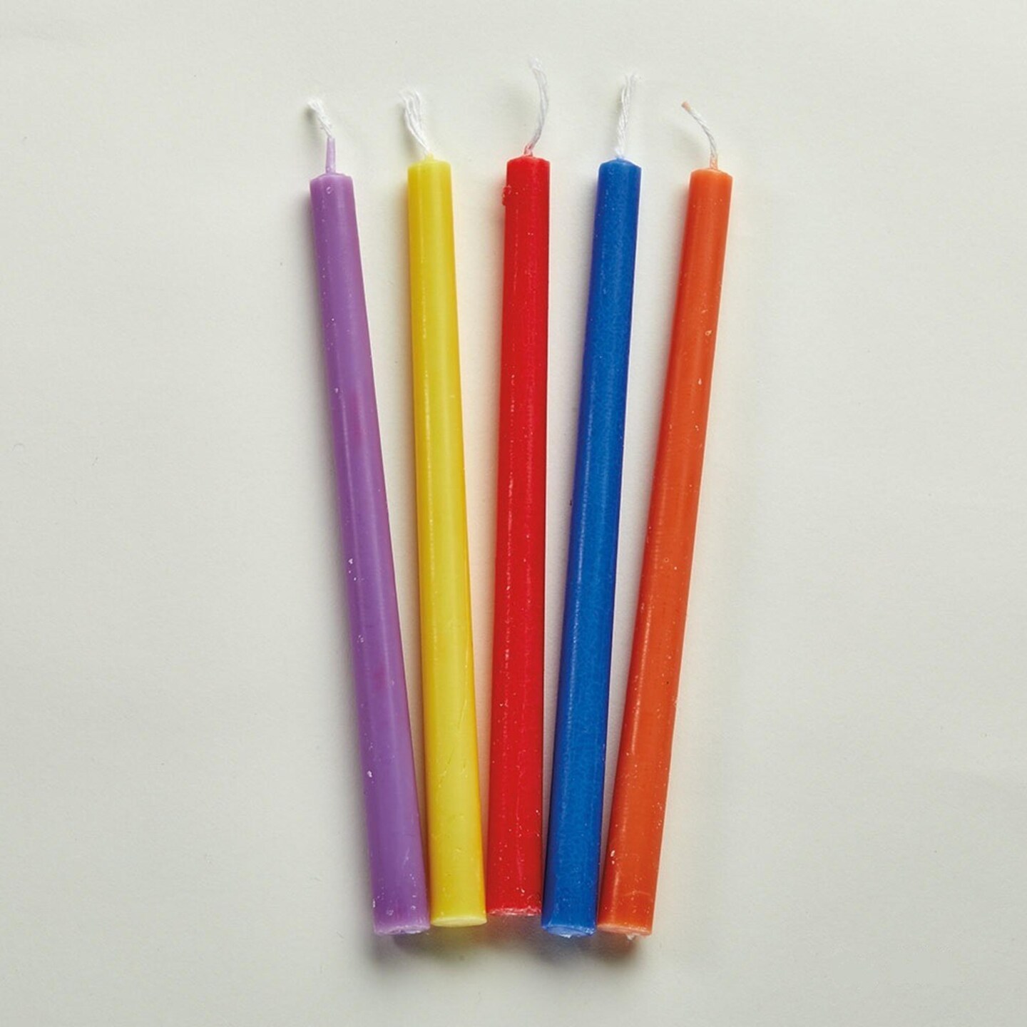 Rite Lite Vibrantly Colored Deluxe Hanukkah Candles 5.25&#x22;