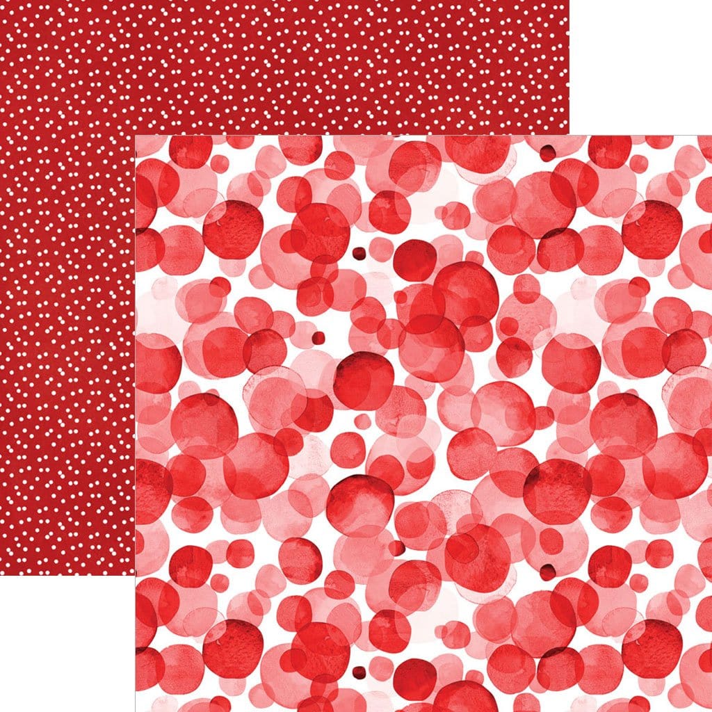 Red Colorways Pattern 12 x 12 Scrapbook Paper Set