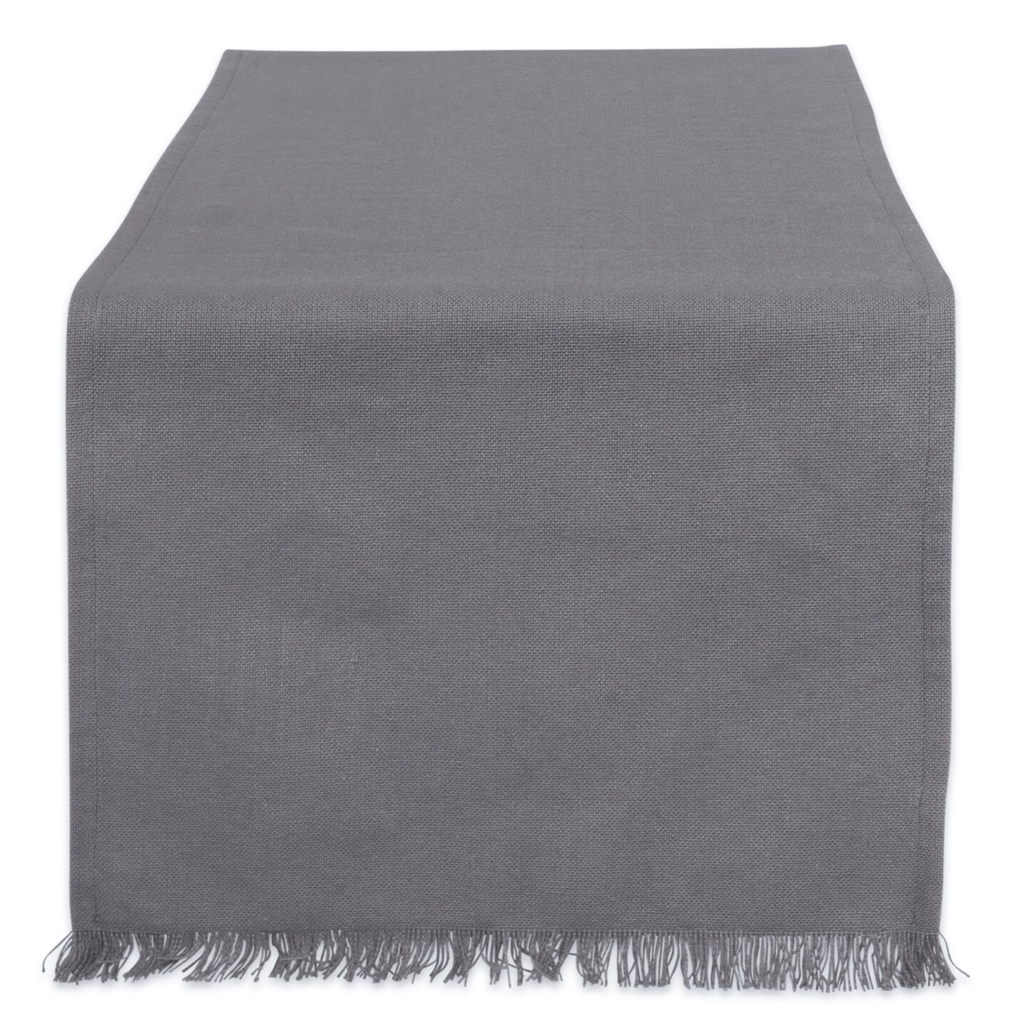 Contemporary Home Living Rectangular Table Runner with Fringed - 108 ...