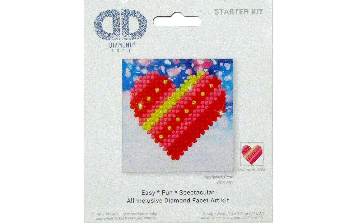 Diamond Dotz Kit Starter Patchwork Heart | Michaels