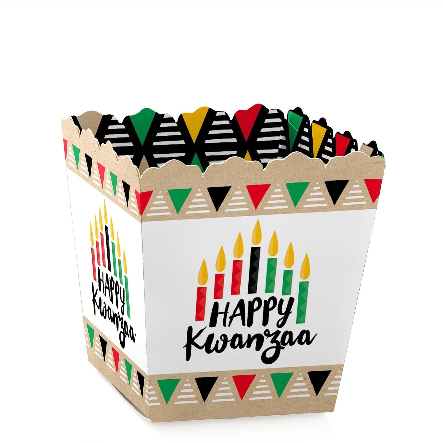 Big Dot of Happiness Happy Kwanzaa - Party Mini Favor Boxes - Party Treat  Candy Boxes - Set of 12