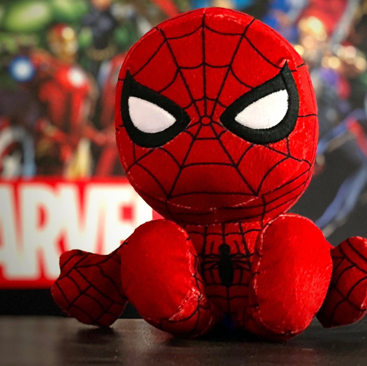Bleacher Creatures Marvel Spiderman 8&#x22; Kuricha Sitting Plush
