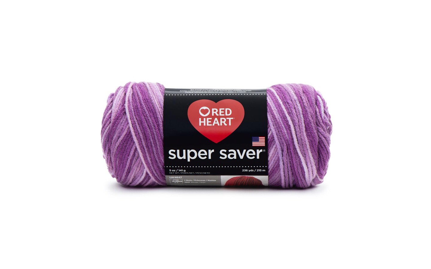 C&C Red Heart Super Saver Yarn 5oz Purples Tones | Michaels