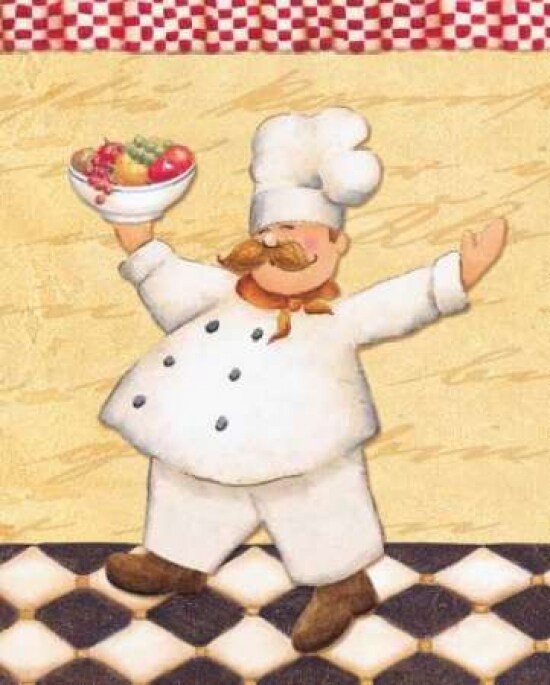 Le Chef et le Fruits Poster Print by Daphne Brissonnet - Item # VARPDXBRI013