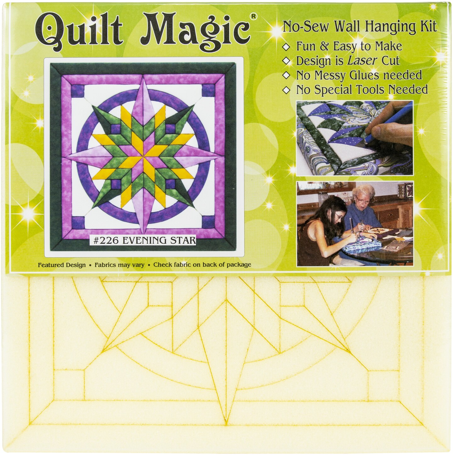 Quilt Magic No Sew Wall Hanging Kit Evening Star Michaels