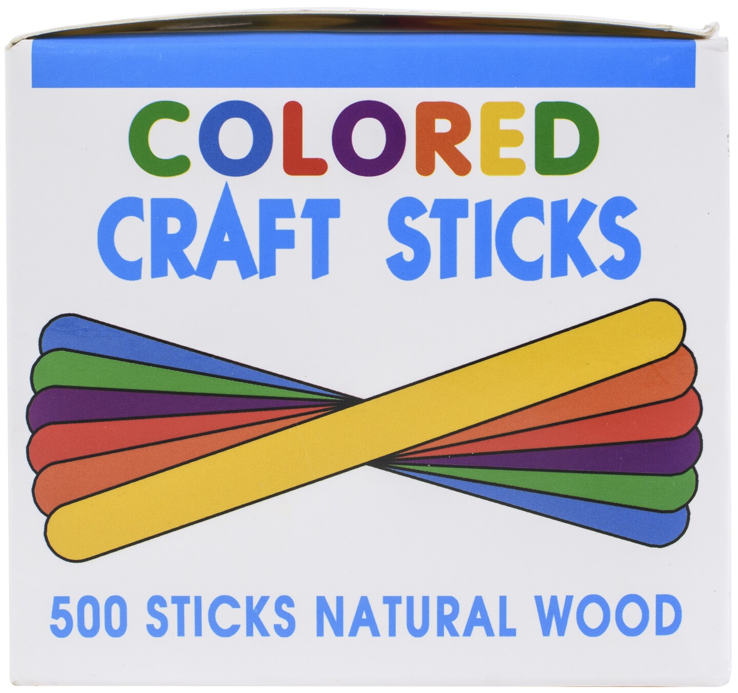 500 Natural Wood Craft Sticks