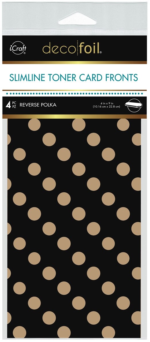 Deco Foil Kraft Toner Sheets 4X9 4/Pkg-Lots Of Dots