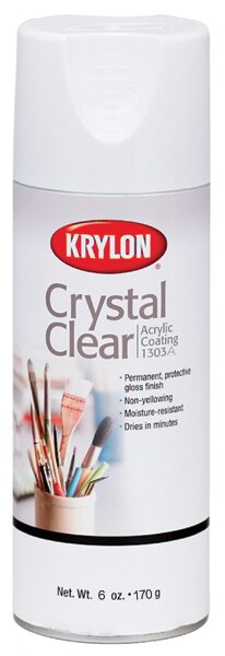 Krylon(R) Crystal Clear Acrylic Coating Aerosol Spray-6oz