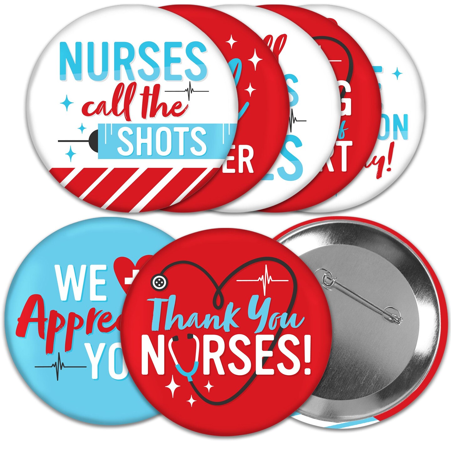 Big Dot of Happiness Thank You Nurses 3 inch Nurse Appreciation Week