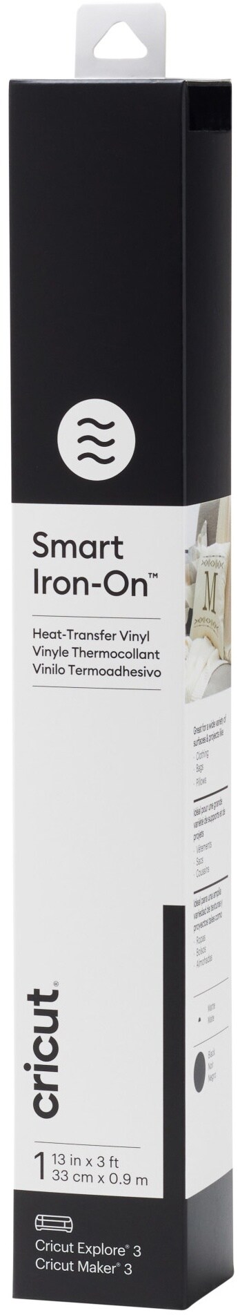 Cricut Iron-On Smart Vinyl 3ft-Black