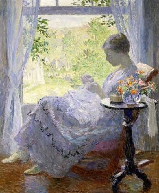 Young Woman Sewing Poster Print by Gari Melchers - Item # VARPDX282506