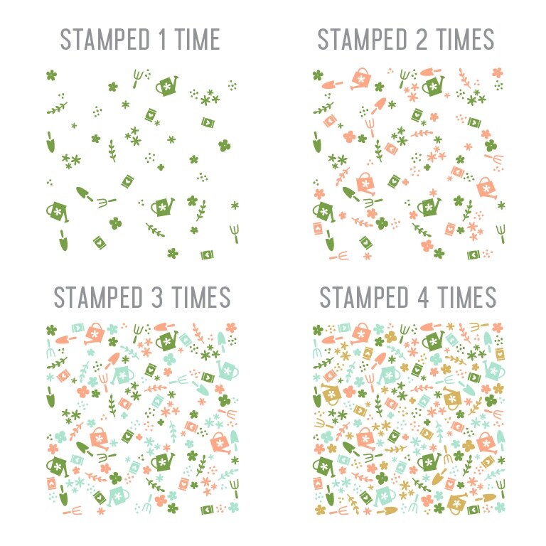 Concord &#x26; 9th Clear Stamps 6&#x22;X6&#x22;-In The Garden Turnabout