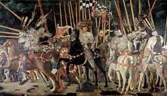 Battle of San Romano: The Counter Attack of Michelotto Da Contignola Poster Print by  Paolo Uccello - Item # VARPDX280604