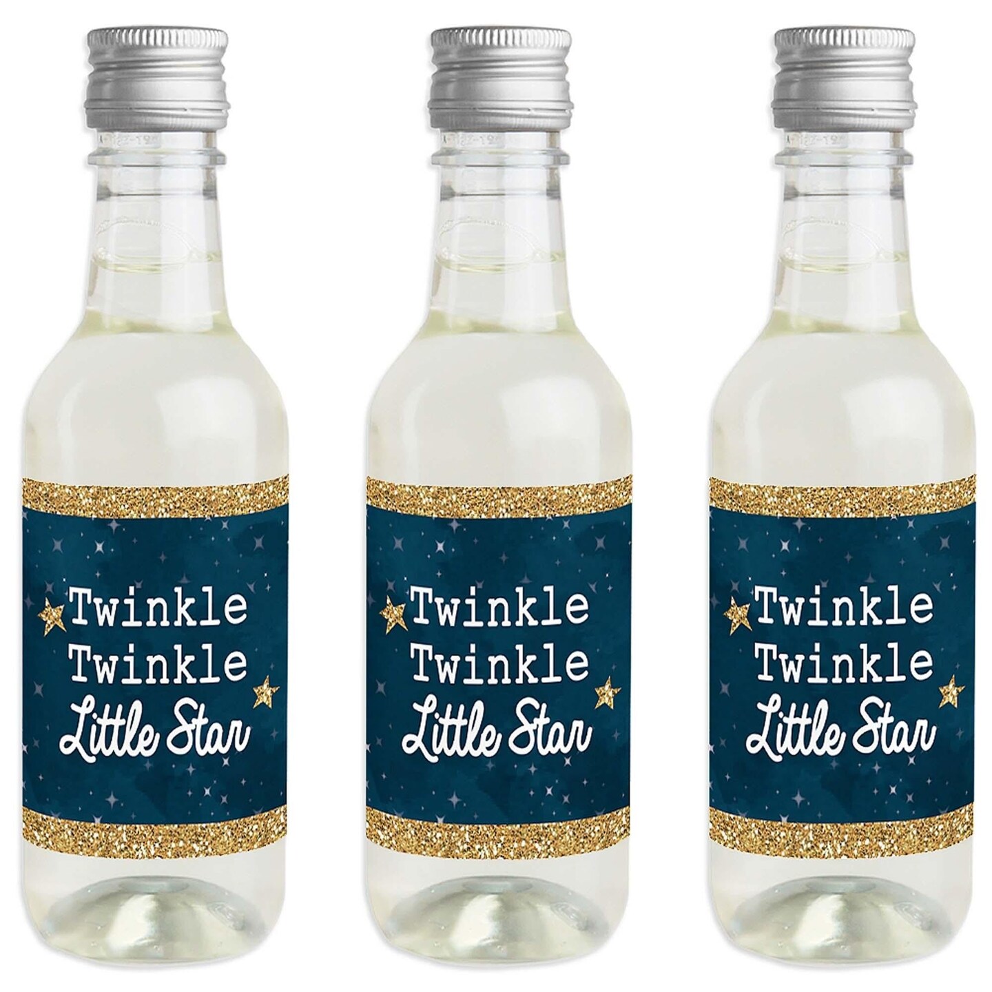 Big Dot of Happiness Twinkle Twinkle Little Star Mini Wine