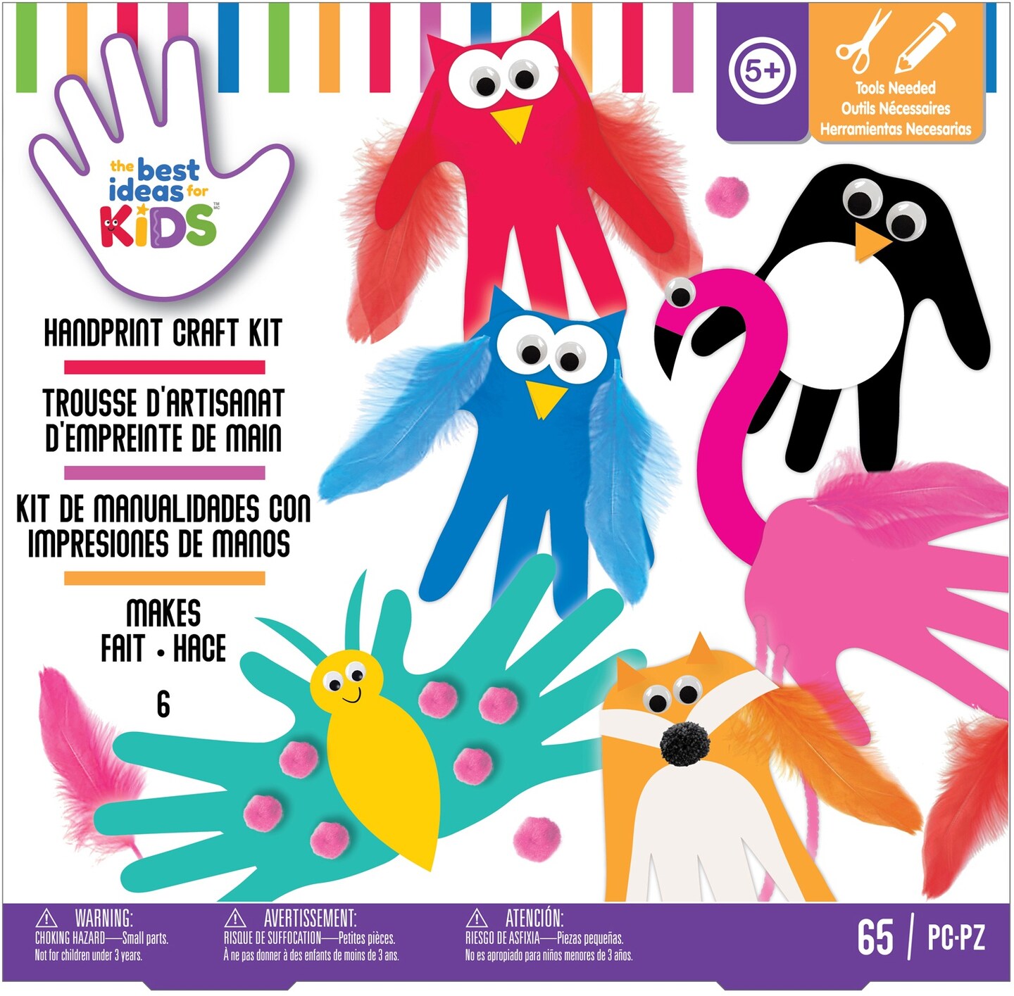 American Crafts Best Ideas For Kids Craft Kit-Handprint Crafts