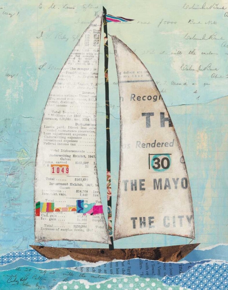 At the Regatta III Poster Print by Courtney Prahl - Item # VARPDX13240
