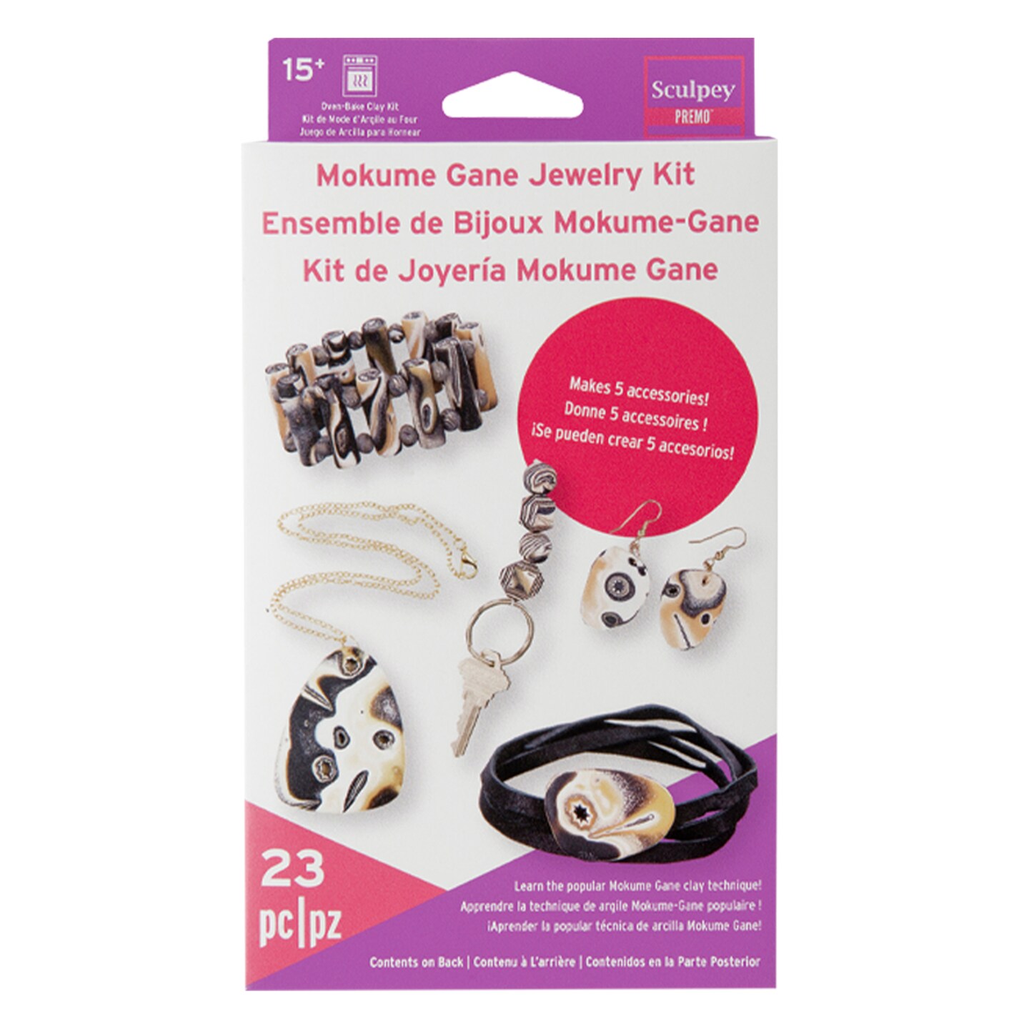 Sculpey Premo Mokume Jewelry Kit | Michaels