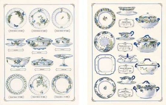 Porcelain Designs Poster Print by 19th C. French - Item # VARPDXCC1005