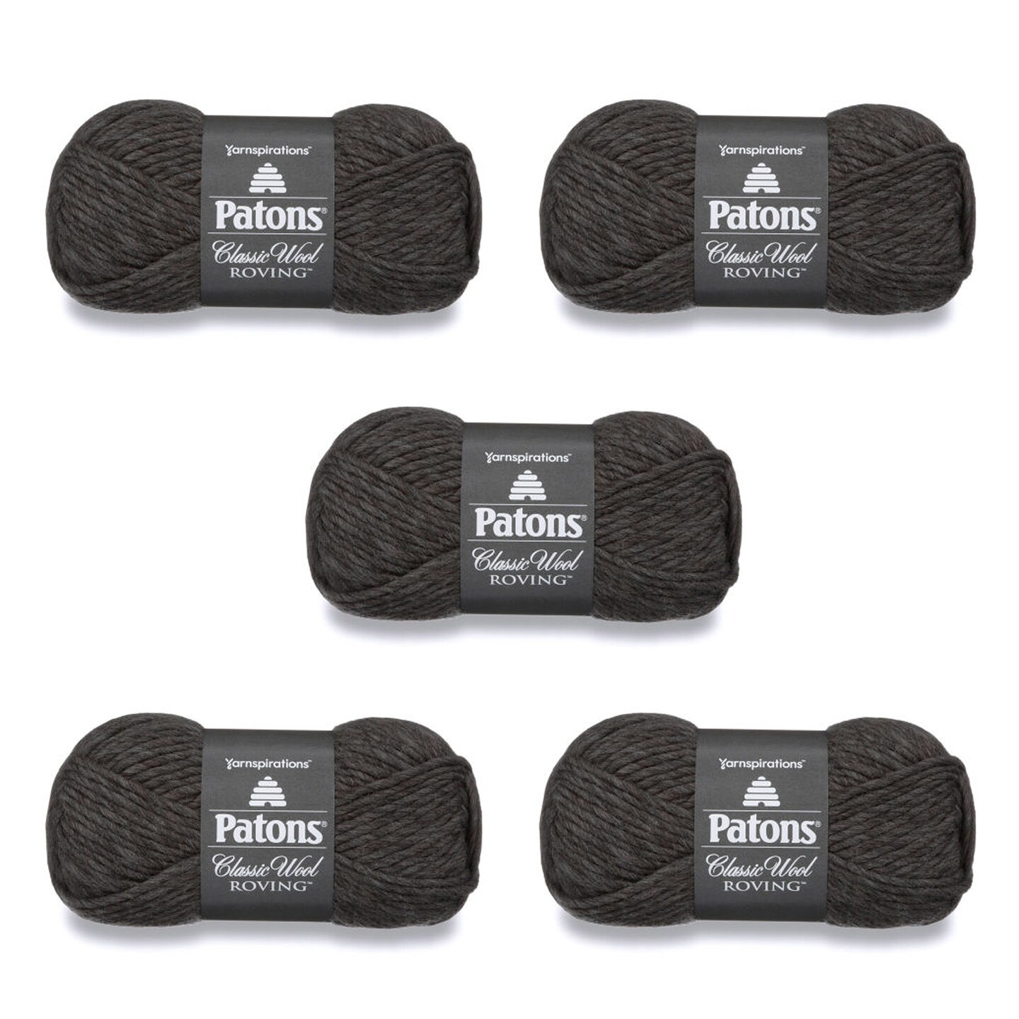 Patons Classic Wool Roving Yarn - Grey