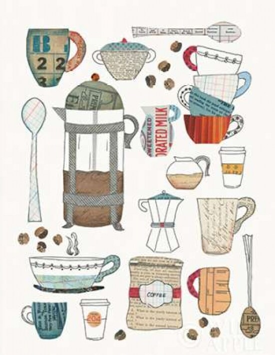 Coffee Chart II v2 Poster Print by  Courtney Prahl - Item # VARPDX25962