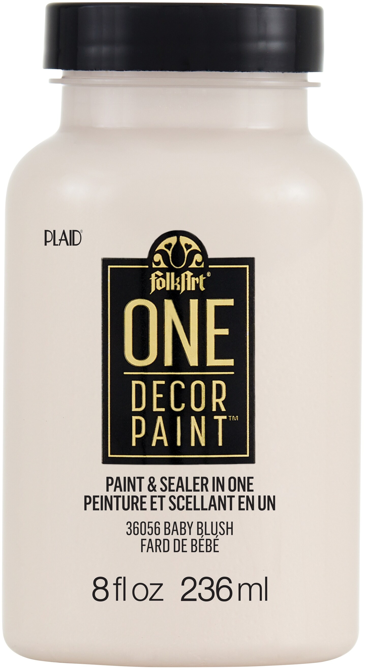 Folkart One Decor Satin Paint 8Oz-Baby Blush | Michaels