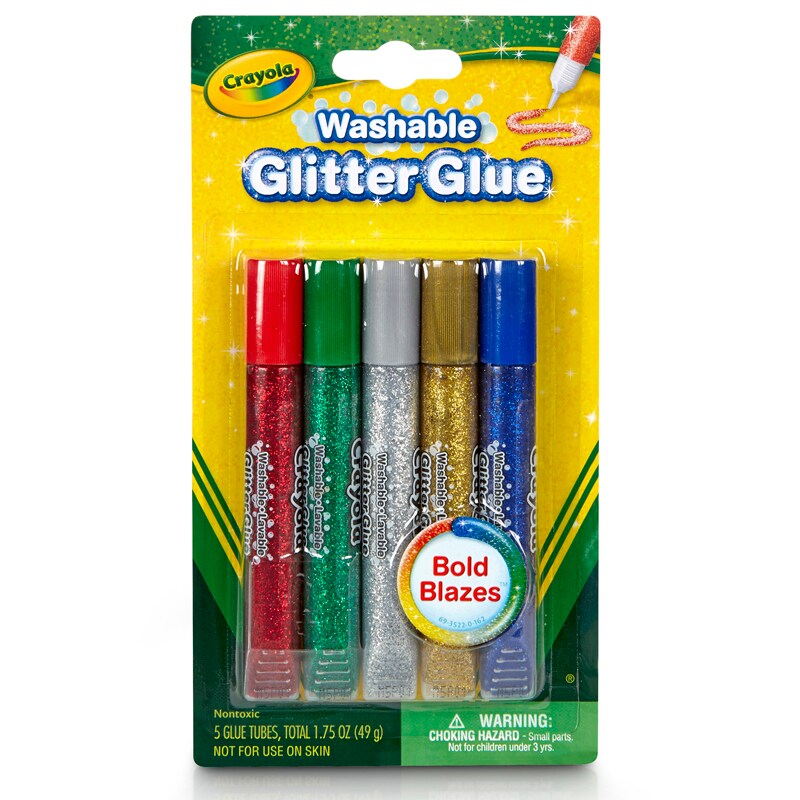 Washable Glitter Glue, 16 Count