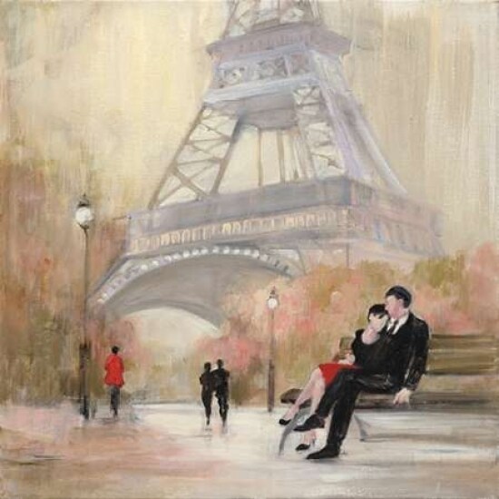 Romantic Paris I Red Jacket Poster Print by Julia Purinton - Item # VARPDX20065