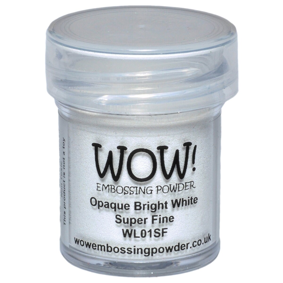 WOW! Embossing Powder Super Fine 15ml-Opaque Bright White